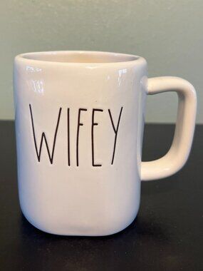 Rae Dunn WIFEY Mug ~ Artisan Collection by Magenta ~ Anniversary Gift for Wife